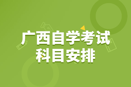 2023年4月广西自考人力资源管理专业考试课程安排