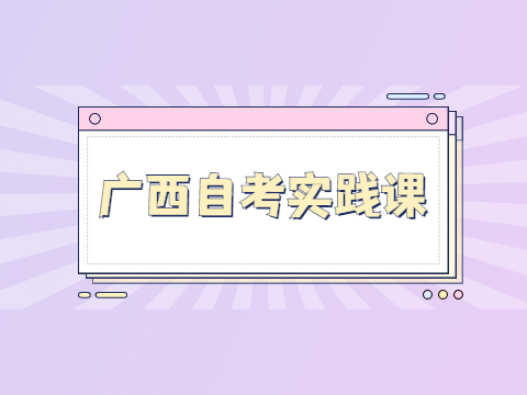 广西自考实践课